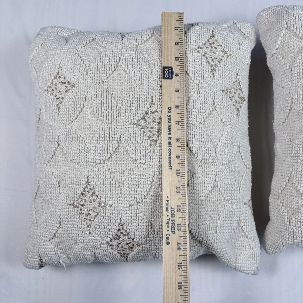 Boho Textured‎ Square Throw 15